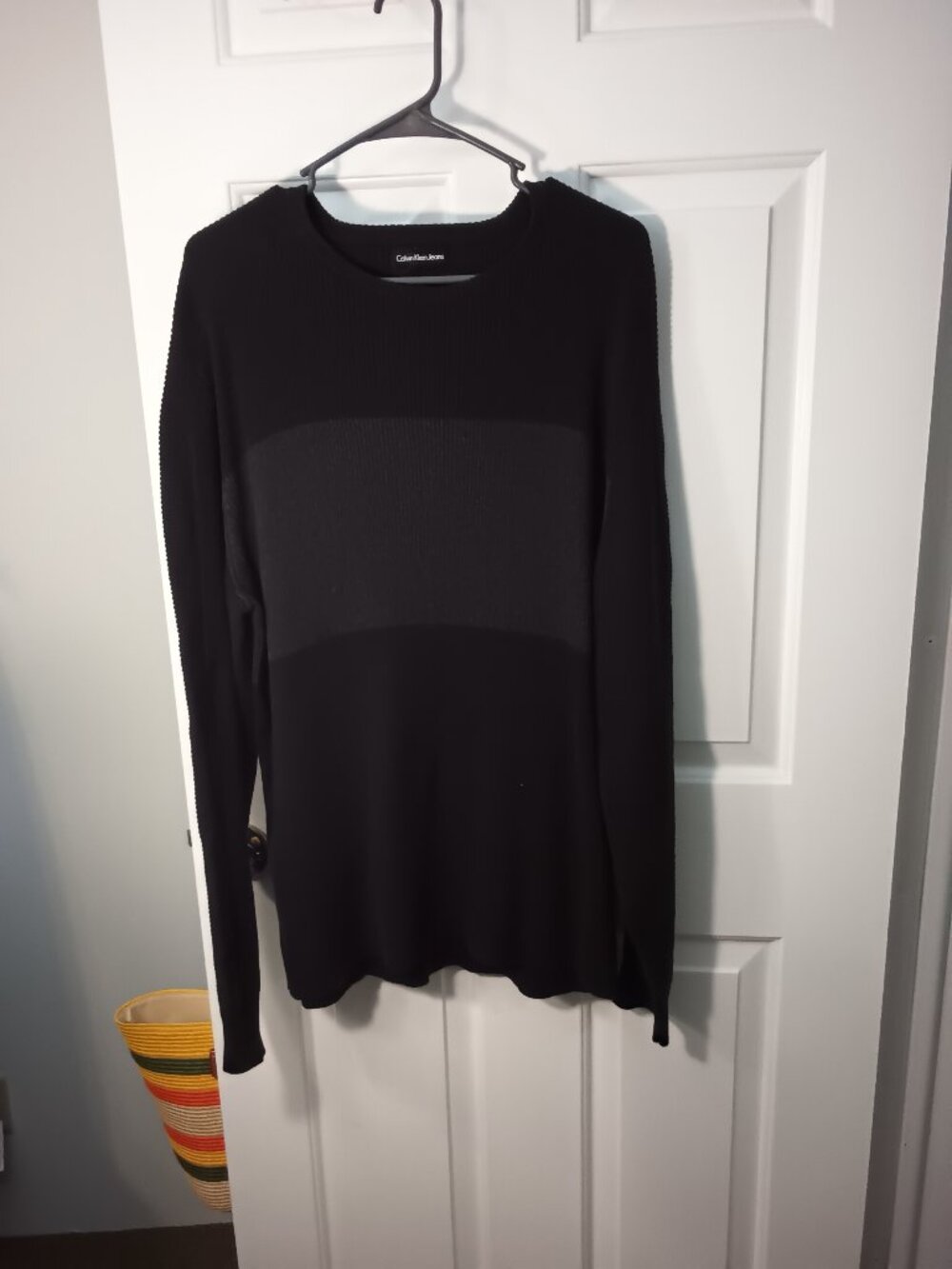 Calvin Klein Black Crewneck Sweater